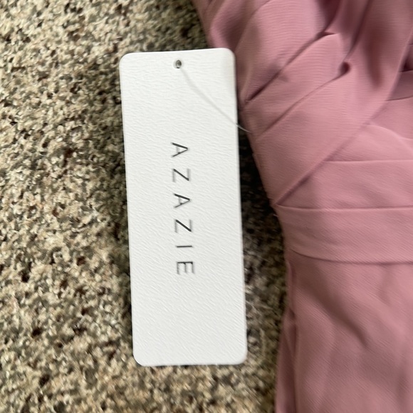 AZAZIE bridesmaids maxi dress dusty pink size 4 new - Picture 13 of 15